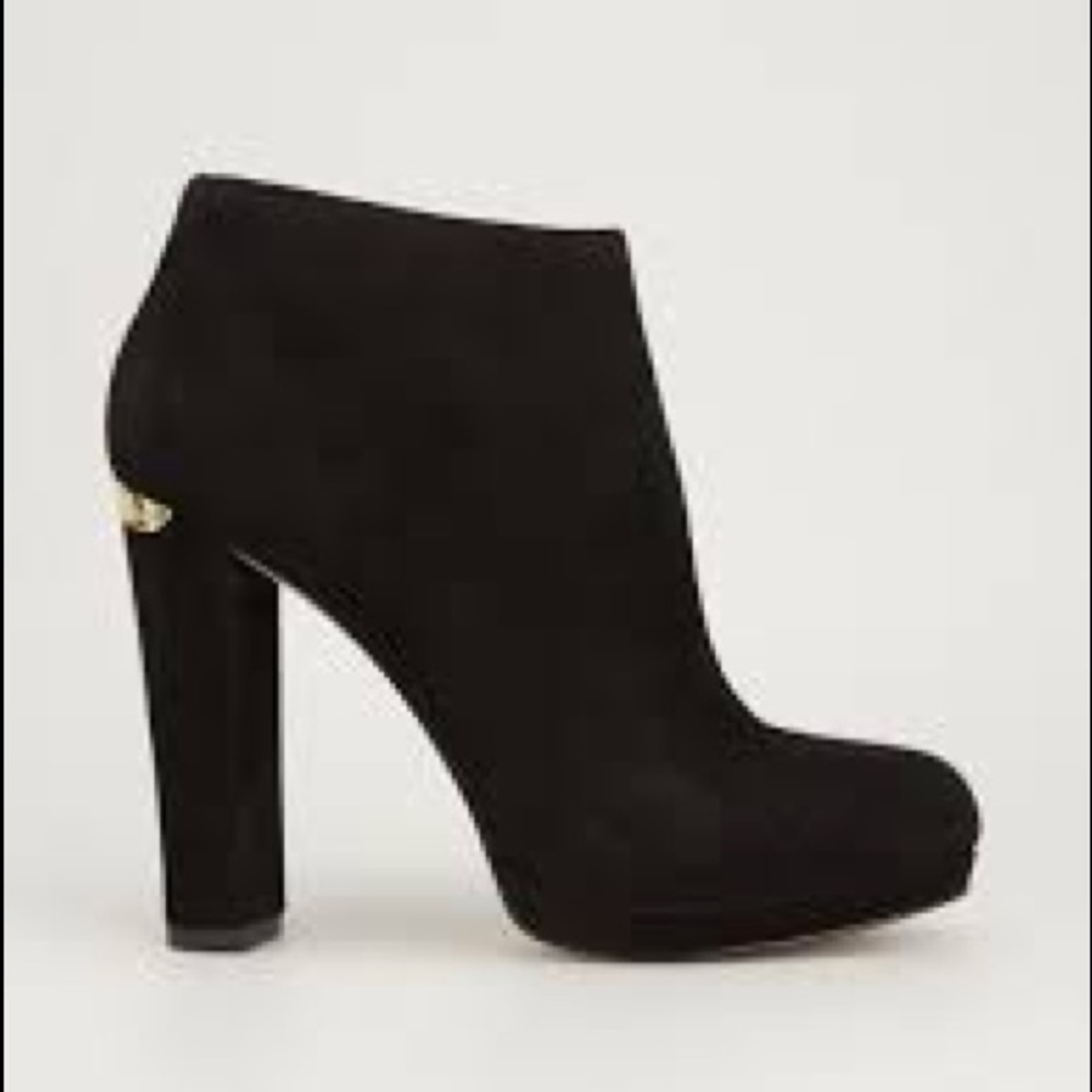 Michael Kors high heeled suede booties